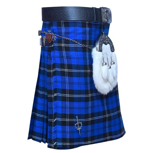 Men's Ramsey Blue Dark Tartan Kilt